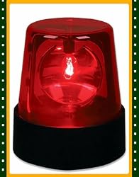 Large 7 Inch Red Flashing Police Beacon Light
