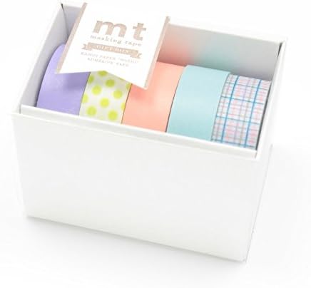New MT Washi Masking Tapes Set of 5 gift box [ pastel ] MT05G003 Japan