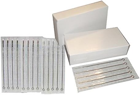 new Unionkit® 4 Boxes / 200 pieces 15F Flat shader Tattoo machine Needles size beauty art supply by UNIONKIT