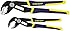 IRWIN Tools VISE-GRIP GrooveLock Pliers, V-Jaw, 2-Piece Set (2078709)