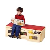 Kids Children's Easy View Storage Bench Toy Chest by 