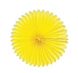 WeGlow 14" Rice Paper Flower - Yellow (3 Lanterns)