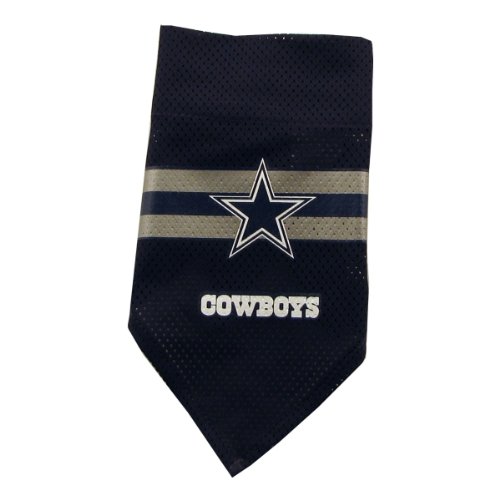 Dallas Cowboys Dog Collar Bandana, Size Small