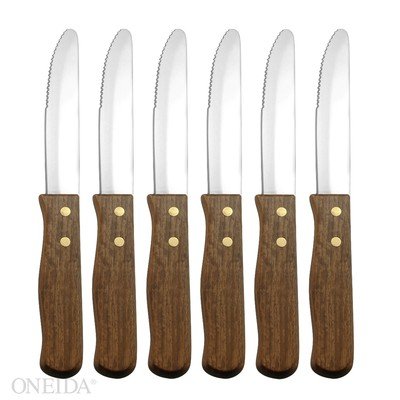 Oneida Texas Steak Knives Set of 6