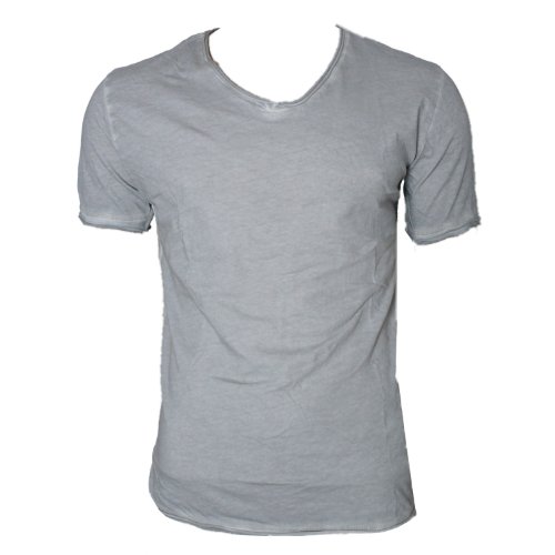 Herrenshirt / T-Shirt kurzarm mit großem V-Ausschnitt 