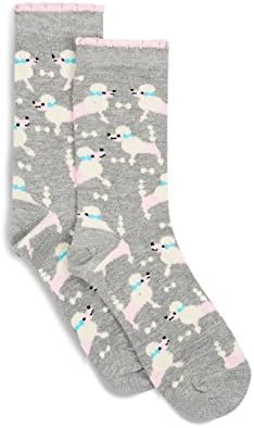Accessorize Womens All Over Poodle Sock