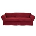 Casual Home 2-pc. Loveseat Slipcover - Winter Berry