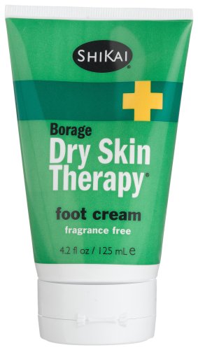 Shikai Borage Dry Skin Therapy Foot Cream, 4.2-Ounce Tubes (Pack of 3)