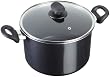 Ecolution Elements Eco-Friendly 8 Quart Stock Pot with Glass Lid, Grey
