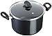 Ecolution Elements 8 Quart Stock Pot with Glass Lid, Grey