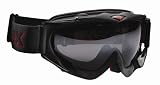 UVEX Apache Sportstyle Ski Goggle,Black Matte Frame with Double Spheric Polavision Lite Silver Mirror Lens