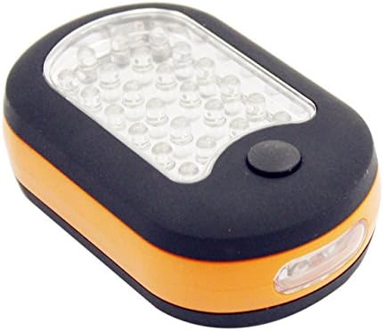 PWOW® 27 LED Super Bright Compact Waterproof light with Hanging Hook Orange