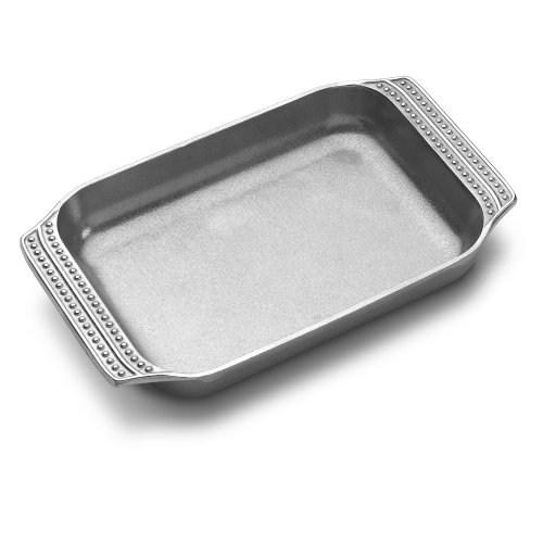 Wilton Armetale Flutes and Pearls 3-Quart Baking Dish