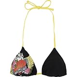 SPLIT Love Angel Womens Swimsuit Top - Black/Yellow