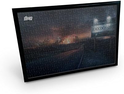 NEZY Resident Evil Horror Zombie 120 Pieces Jigsaw Puzzle with Table Photo Picture Home Decor Frame (11.4" x 7.9") - PUZBIO07
