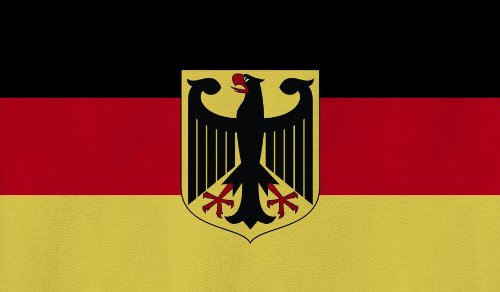 Fahne / Flagge Deutschland mit Adler 90 x 150 cm Größe 90×150 Farbe Adler