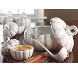 Pumpkin Soup Tureen and Lidded Bowls