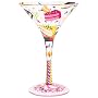 Lolita Martini Glasses Birthday Cake