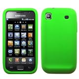 Grün Silikon Hülle Schutzhülle Tasche Case für Samsung Galaxy S i9000 / Plus i9001