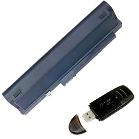 Acer Aspire One A110 A150 D150 AOA110 AOA150 AOD250 ZG5 P531H series Replacement laptop Battery fits UM08A31 UM08A51 UM08A71 UM08A72 UM08A73 UM08A74 UM08B31 UM08B71 UM08B72 UM08B73 UM08B74 LC.BTP00.017 LC.BTP00.018 934T2780F series come with a USB 2.0 SD card as a free gift -- Extended Replacement Battery