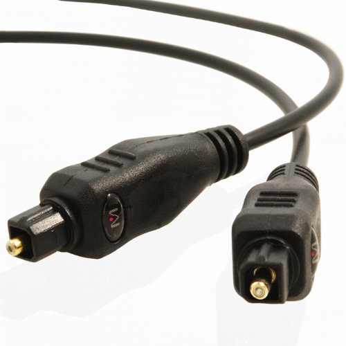 Mediabridge FLEX Series – Toslink Cable – Optical Digital Audio Cable – 6ft