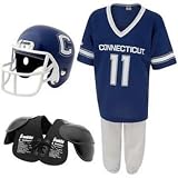 Connecticut Huskies Youth NCAA Team Helmet and Uniform Set