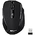 VicTsing Mini 2.4G Wireless Mobile Optical Mouse with USB Nano Receiver, 2400 DPI and 5 Adjustable Levels, 6 Buttons, 15 Months Battery Life (Black)