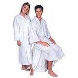 Scalpmaster Terry Cloth Spa Robe, White