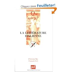La Litt�rature italienne