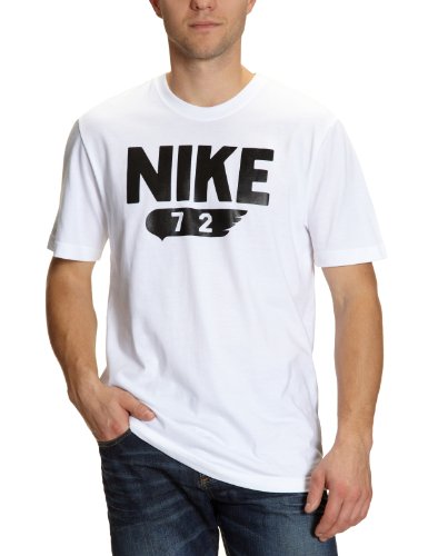 NIKE Herren T-Shirt PILL, white/dk grey heather, XL, 434739-100 Preisvergleich