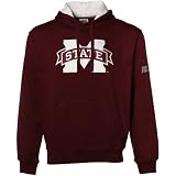 NCAA Mississippi State Bulldogs Maroon Classic Twill Hoody Sweatshirt