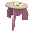 Lohasrus Kids Stool HC-15043-C, Non-toxic Dual Painted MDF, Variable colors for your choice, for ages 2 to 8, Free Drawing Book