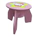 Lohasrus Kids Stool HC-15043-C, Non-toxic Dual Painted MDF, Variable colors for your choice, for ages 2 to 8, Free Drawing Book