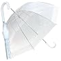 Glockenschirm transparent wei�er Rand von Rainy Days