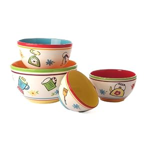 222 5th Fun Kitchen Set of 5 Mixing Bowls, Round, 1 Set by 222 PTSA