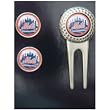 New York Mets Ny Divot Tool Golf Ball (2) Marker Set