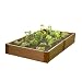 Frame It All RVG-REC2-RT Urban Raised Garden in Composite Wood Grain Timbers, 4-Foot by 8-Foot by 12-Inch