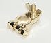 Raptor GBT1N 5/16 Wingnut Negative Battery Terminal (Gold)