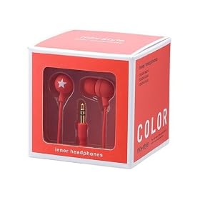 Mix-Style - Star-Red/White - Ecouteurs intra-auriculaire - Rouge/Blanc