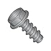 #6 x 3/8" Type B Self-Tapping Screws/Unslotted/Hex Washer Head/Steel/Black Oxide (Carton: 10,000 pcs)