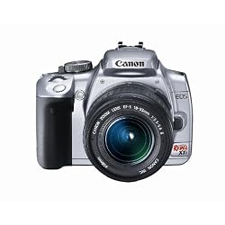 Canon Digital Rebel XTi 10.1MP Digital SLR Camera with EF-S 18-55mm f/3.5-5.6 Lens (Silver)