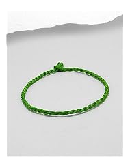 Green Polyester Bracelet