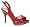 Slingback High Heel Rhinestone Party Dress Platform Sandals Red , 5-10