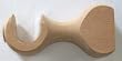 Unfinished Round Support Bracket for a 1-3/8" dowel rod - 2/pack [CAPITOL CITY LUMBER]