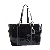 Coach Black Patent Leather Gallery Tote 12839