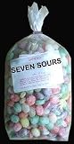 Gourmet Food : 8 Lb. Bulk Bag Seven Sours Candy