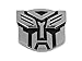 Transformers Autobot Car Chrome Badge Emblem 3D Logo