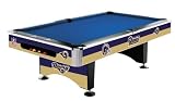 NFL Team Logo 8 Foot Pool Table WITH Logo Felt Style: St. Louis Rams