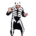 Silver Lilly Unisex Adult Plush Skeleton One Piece - Cosplay Costume