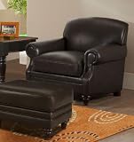 D'ORO 389-20 Havana Chair and Ottoman Set